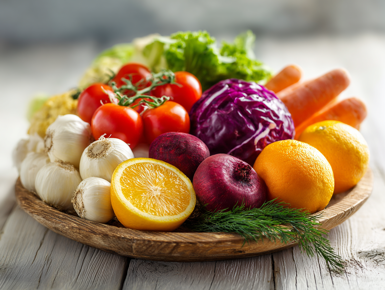 Свіжі овочі та фрукти
